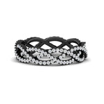 Load image into Gallery viewer, 0.62 Ct. Weave Round Diamond Wedding Band Ring
