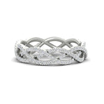 Load image into Gallery viewer, 0.62 Ct. Weave Round Diamond Wedding Band Ring
