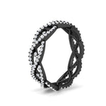 Load image into Gallery viewer, 0.62 Ct. Weave Round Diamond Wedding Band Ring
