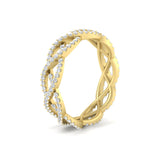 Load image into Gallery viewer, 0.62 Ct. Weave Round Diamond Wedding Band Ring
