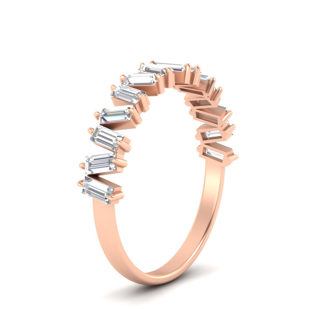 Baguette Diamond Promise Ring