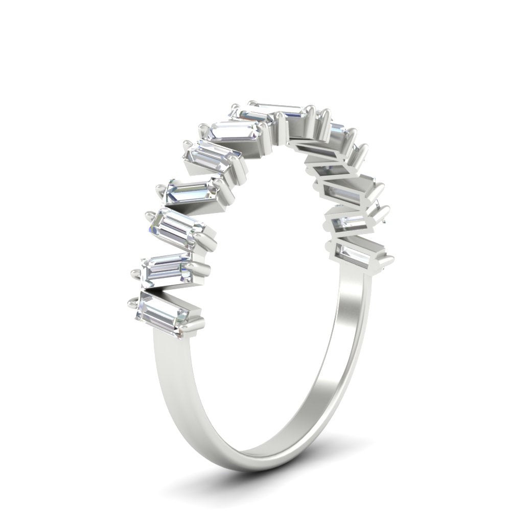 Baguette Diamond Promise Ring