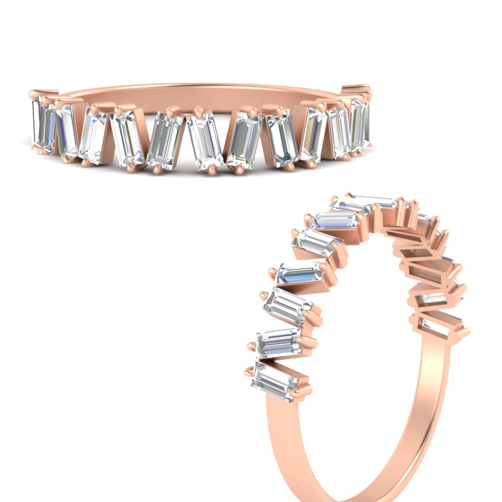 Baguette Diamond Promise Ring