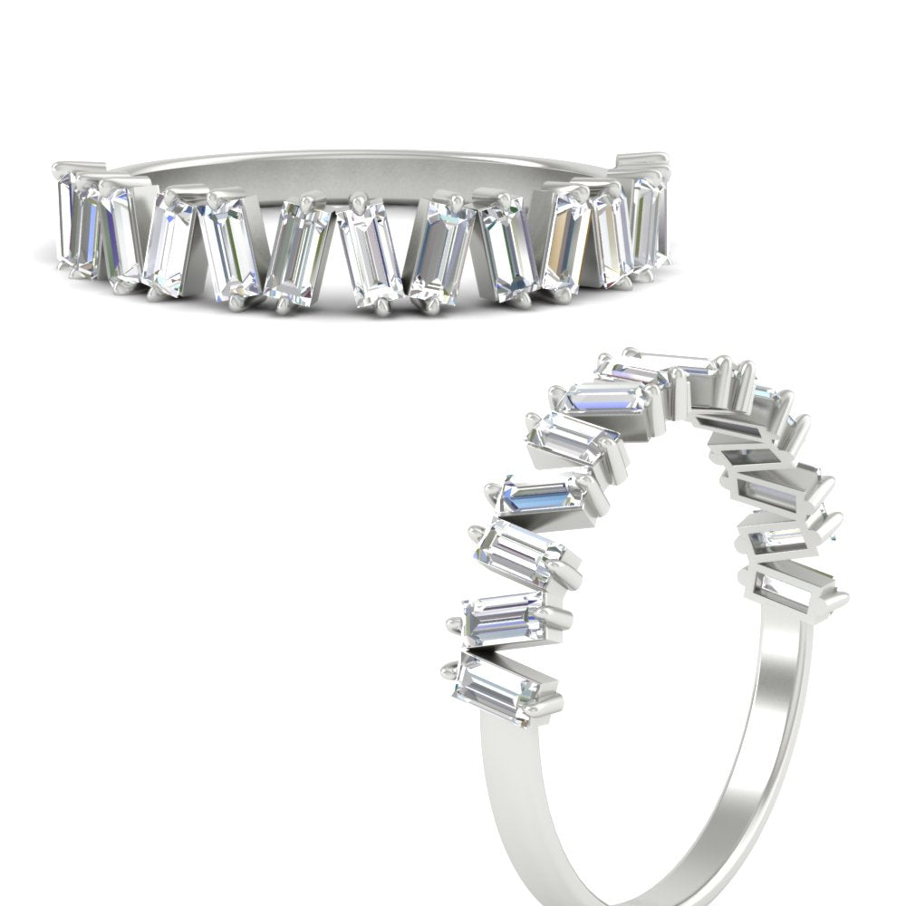 Baguette Diamond Promise Ring