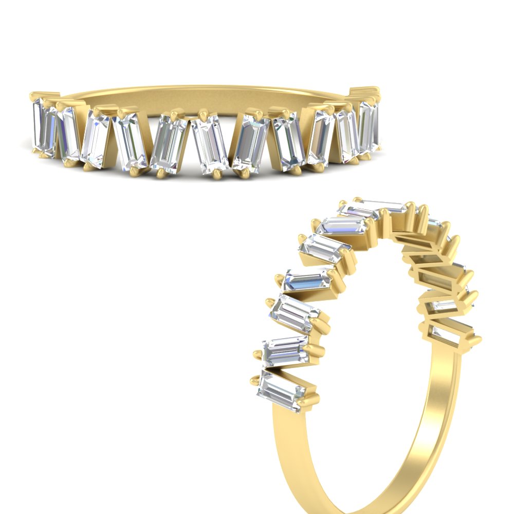 Baguette Diamond Promise Ring