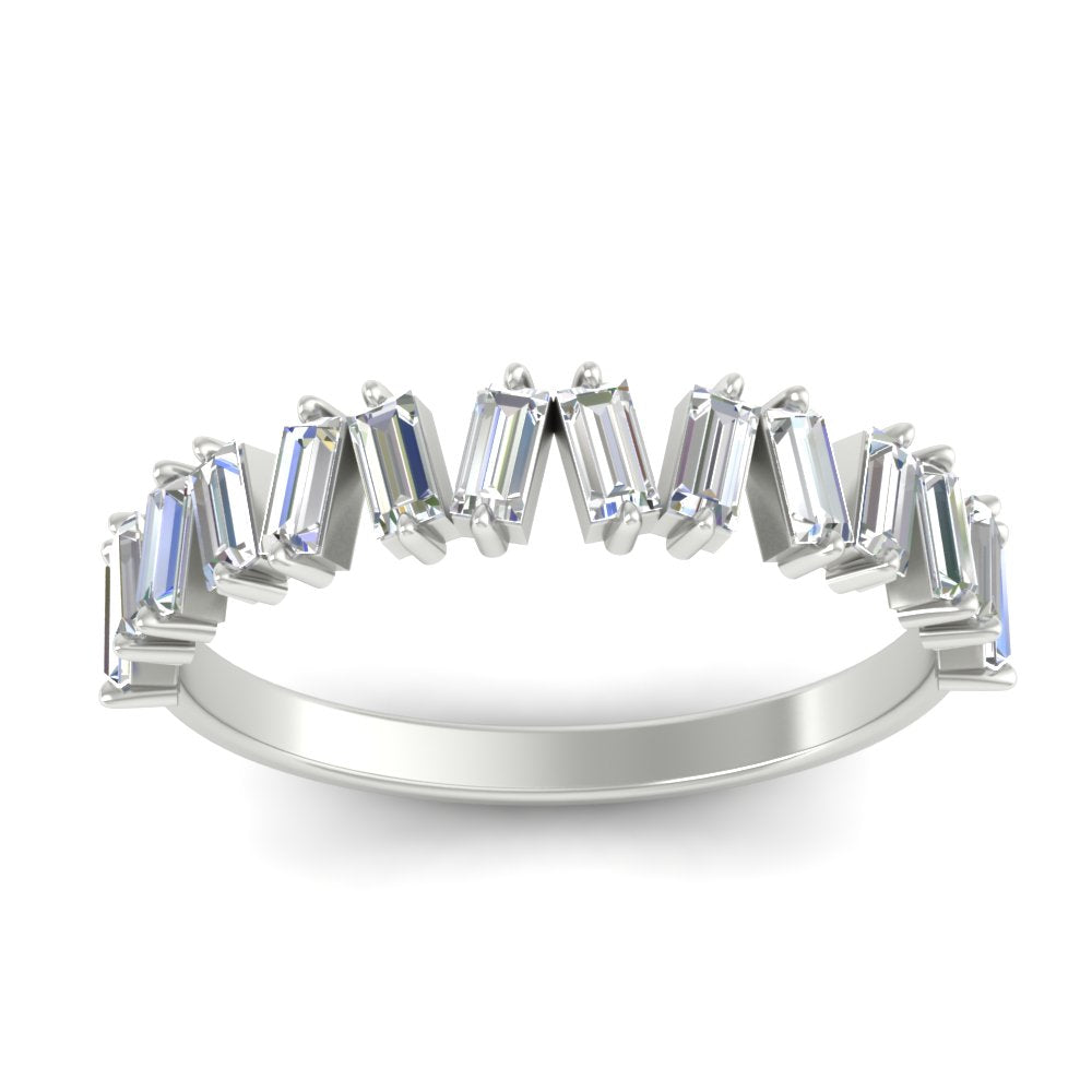 Baguette Diamond Promise Ring