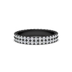 Load image into Gallery viewer, Double Row Lab Diamond Eternity Band Ring
