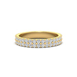 Load image into Gallery viewer, Double Row Lab Diamond Eternity Band Ring

