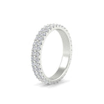 Load image into Gallery viewer, Double Row Lab Diamond Eternity Band Ring
