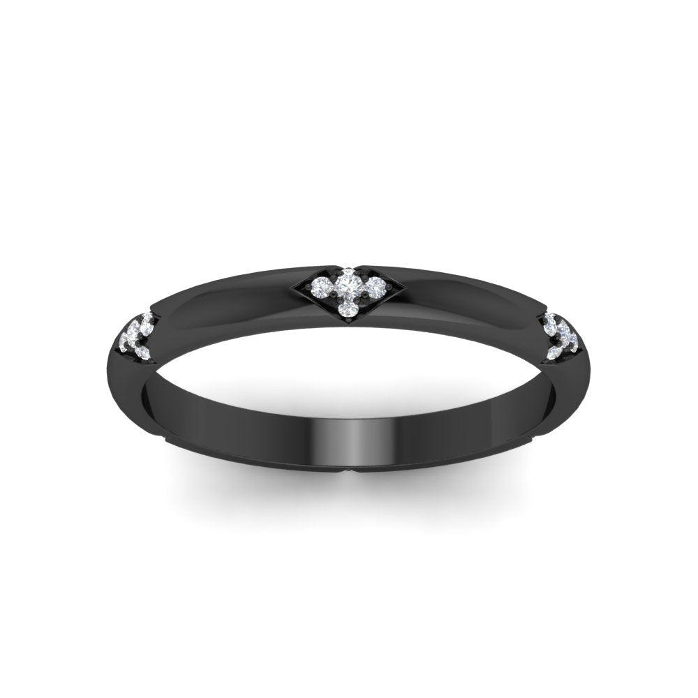 Sparkling 0.14 Ct. Round Diamond Elegant Wedding Ring 14K Gold