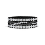 Load image into Gallery viewer, 1.25 Ct. Round Diamond Triple Stack Eternity Ring 14K Gold

