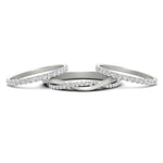 Load image into Gallery viewer, 1.25 Ct. Round Diamond Triple Stack Eternity Ring 14K Gold
