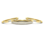 Load image into Gallery viewer, 0.69 Ct. Trio of Round Diamond Stackable Band 14K Gold
