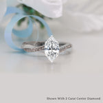 Load image into Gallery viewer, Lab Diamond Twisted Style Engagement Ring 14K Gold
