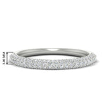 Load image into Gallery viewer, 0.53 Ct. Trio Round Diamond Wedding Band 14K Gold

