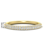 Load image into Gallery viewer, 0.53 Ct. Trio Round Diamond Wedding Band 14K Gold
