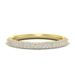 Load image into Gallery viewer, 0.53 Ct. Trio Round Diamond Wedding Band 14K Gold

