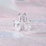 Load image into Gallery viewer, 0.50 To 4 Carat Lab Diamond Leverback Stud Earring For Women 14K Gold
