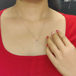 Load image into Gallery viewer, 0.25 Ctw To 5 Ctw Round Cut Lab Diamond 4 Prong Solitaire Pendant For Women 14K Gold
