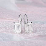 Load image into Gallery viewer, 0.50 Carat Lab Diamond Leverback Stud Earring Earring For Women 14K Gold
