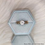 Load image into Gallery viewer, 1.50 Ct. Round Cut Lab Diamond Solitaire Engagement Ring 14K Gold
