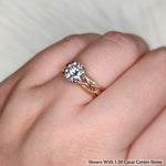 Load image into Gallery viewer, 1.50 Ct. Round Cut Lab Diamond Solitaire Engagement Ring 14K Gold
