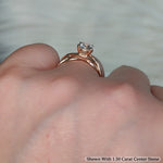 Load image into Gallery viewer, 1.50 Ct. Round Cut Lab Diamond Solitaire Engagement Ring 14K Gold
