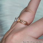 Load image into Gallery viewer, 1.50 Ct. Round Cut Lab Diamond Solitaire Engagement Ring 14K Gold
