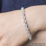 Load image into Gallery viewer, Beautiful Marquise Lab Diamond Tennis Bracelet
