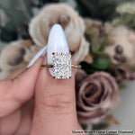 Load image into Gallery viewer, 3 Carat Radiant Cut Lab Grown Diamond Solitaire Ring 14K Gold
