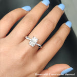 Load image into Gallery viewer, Lab Diamond Infinity Style Engagement Ring 14K Gold
