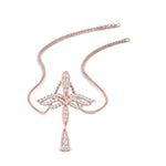 Load image into Gallery viewer, 0.25 Ctw Lab Diamond Cross Angel Pendant
