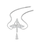 Load image into Gallery viewer, 0.25 Ctw Lab Diamond Cross Angel Pendant
