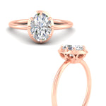 Load image into Gallery viewer, antique-style-oval-diamond-bezel-solitaire-engagement-ring-in-rose-gold-fdenr11614ovangle3-nl-rg.jpg