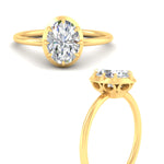 Load image into Gallery viewer, antique-style-oval-diamond-bezel-solitaire-engagement-ring-in-yellow-gold-fdenr11614ovangle3-nl-yg.jpg
