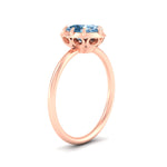 Load image into Gallery viewer, antique-style-oval-vivid-blue-bezel-solitaire-engagement-ring-in-rose-gold-fdenr11614ovgvblueangle2-nl-rg.jpg