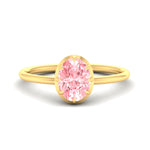 Load image into Gallery viewer, antique-style-oval-vivid-pink-bezel-solitaire-engagement-ring-in-yellow-gold-fdenr11614ovgvpinksleep-nl-yg.jpg