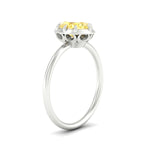Load image into Gallery viewer, antique-style-oval-vivid-yellow-bezel-solitaire-engagement-ring-in-white-gold-fdenr11614ovgvyellowangle2-nl-wg.jpg