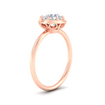 Load image into Gallery viewer, antique-style-round-diamond-bezel-solitaire-engagement-ring-in-rose-gold-fdenr11614roangle2-nl-rg.jpg