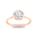 Load image into Gallery viewer, antique-style-round-diamond-bezel-solitaire-engagement-ring-in-rose-gold-fdenr11614roangle5-nl-rg.jpg