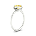 Load image into Gallery viewer, antique-style-round-vivid-yellow-bezel-solitaire-engagement-ring-in-white-gold-fdenr11614rogvyellowangle2-nl-wg.jpg