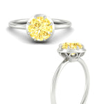 Load image into Gallery viewer, antique-style-round-vivid-yellow-bezel-solitaire-engagement-ring-in-white-gold-fdenr11614rogvyellowangle3-nl-wg.jpg