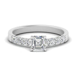 Load image into Gallery viewer, Solitaire With Accents Lab Diamond Ring 14K Gold
