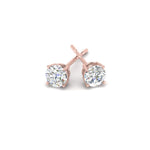 Load image into Gallery viewer, 0.25 To 5 Carat Lab Diamond Round Stud Earring 14K Gold
