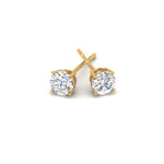 Load image into Gallery viewer, 0.25 To 5 Carat Lab Diamond Round Stud Earring 14K Gold
