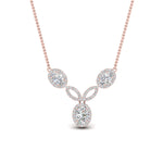 Load image into Gallery viewer, Beautiful Lab Diamond Halo Drop Pendant 14K Gold
