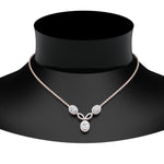 Load image into Gallery viewer, Beautiful Lab Diamond Halo Drop Pendant 14K Gold
