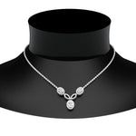 Load image into Gallery viewer, Beautiful Lab Diamond Halo Drop Pendant 14K Gold
