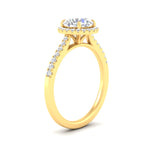 Load image into Gallery viewer, cathedral-pave-halo-round-diamond-engagement-ring-in-yellow-gold-fdenr11704roangle2-nl-yg.jpg