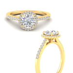 Load image into Gallery viewer, cathedral-pave-halo-round-diamond-engagement-ring-in-yellow-gold-fdenr11704roangle3-nl-yg.jpg
